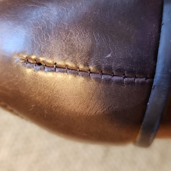 Kork Withrow Leather Wingtip stack-heeled shoes Sz 7 - Picture 11 of 11